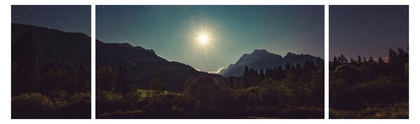 Obraz - nocne niebo (170x50 cm)