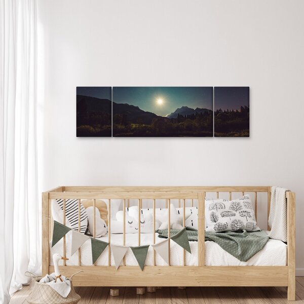 Obraz - nocne niebo (170x50 cm)