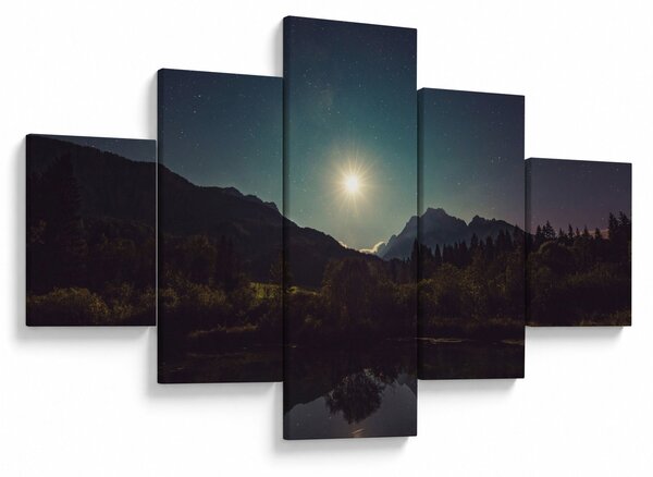 Obraz - nocne niebo (125x70 cm)