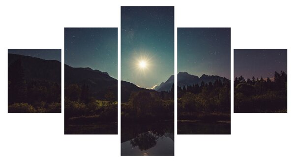 Obraz - nocne niebo (125x70 cm)