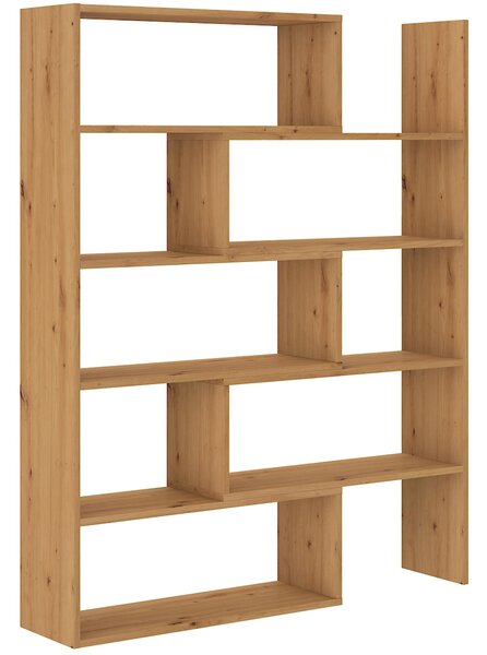 Regał na książki rozsuwany otwarty 138 cm Karol 01 Dąb Artisan