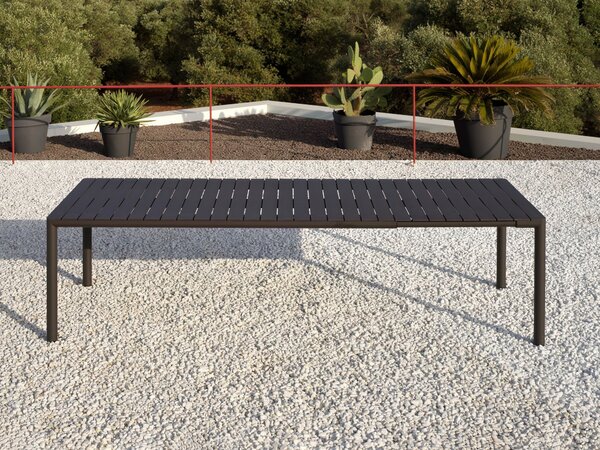 Zestaw mebli na taras TIBERINA BISTROT/TEVERE 147-211 6+1 ANTHRACITE – Nardi