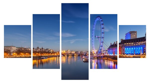 Obraz London Eye (125x70 cm)