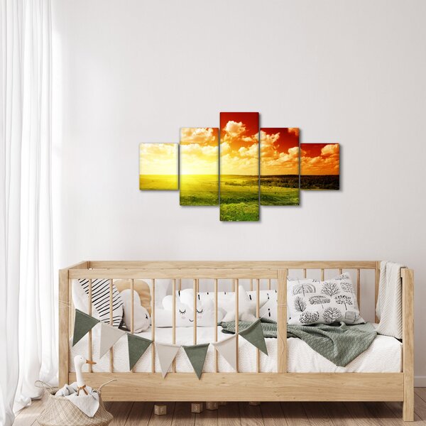 Obraz letniej łąki (125x70 cm)