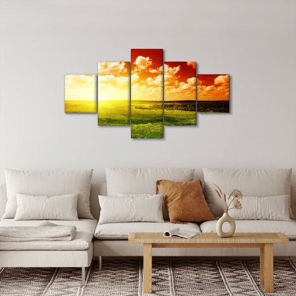 Obraz letniej łąki (125x70 cm)
