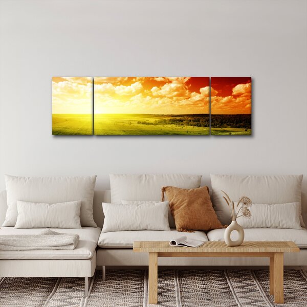 Obraz letniej łąki (170x50 cm)
