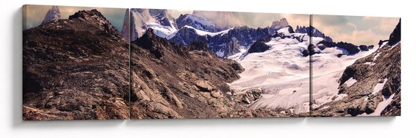 Obraz górskiego jeziora (170x50 cm)