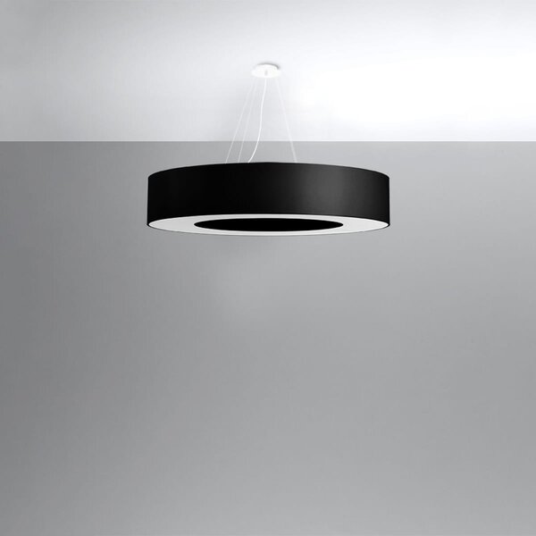 Żyrandol SATURNO 90 czarny Sollux Lighting