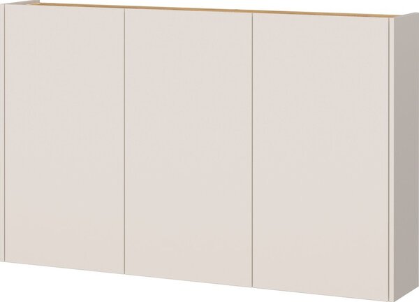 Kremowa szafka w dekorze dębu 138x87x25 cm Libbiano – Germania
