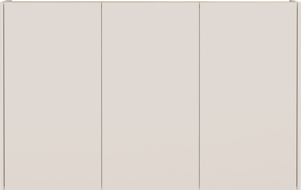 Kremowa szafka w dekorze dębu 138x87x25 cm Libbiano – Germania