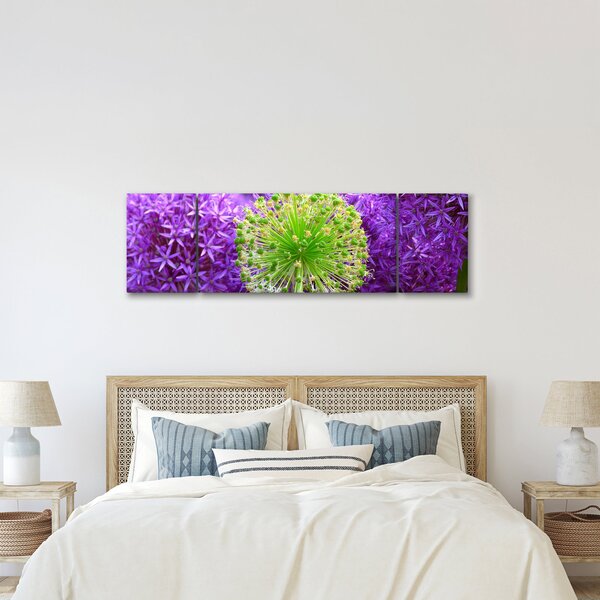 Obraz kwiatu (170x50 cm)