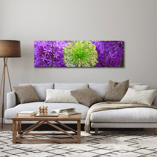 Obraz kwiatu (170x50 cm)