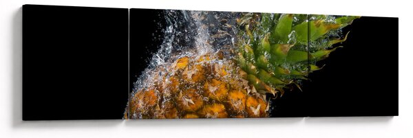Obraz ananasa w wodzie (170x50 cm)