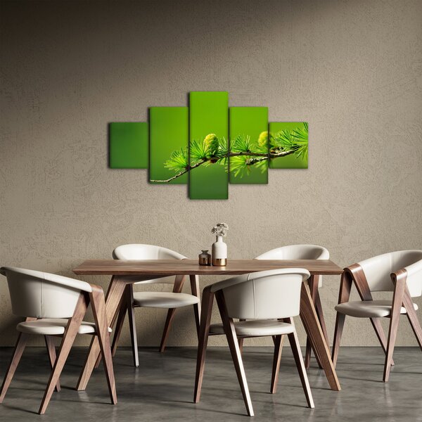 Obraz zielonej szyszki (125x70 cm)