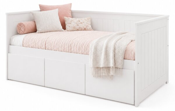 Sofa - Łóżko dla dziecka STELLA 90x200 z 3 pojemnymi szufladami