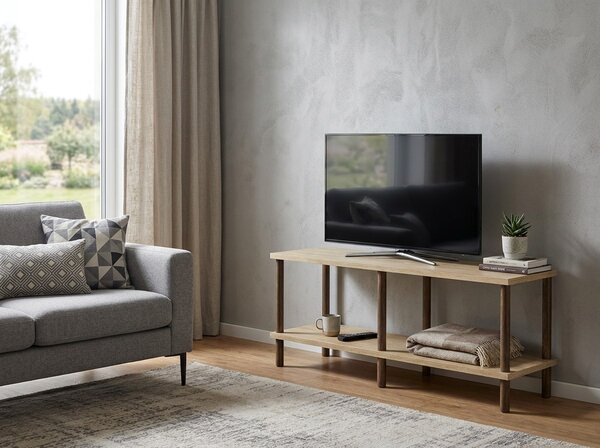 Stolik TV SOLE 90 cm, dąb sonoma