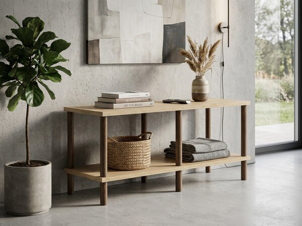 Stolik TV SOLE 90 cm, dąb sonoma