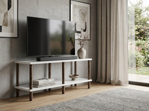 Szafka RTV SOLE 90 cm, biała