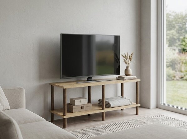 Stolik TV SOLE 90 cm, dąb sonoma