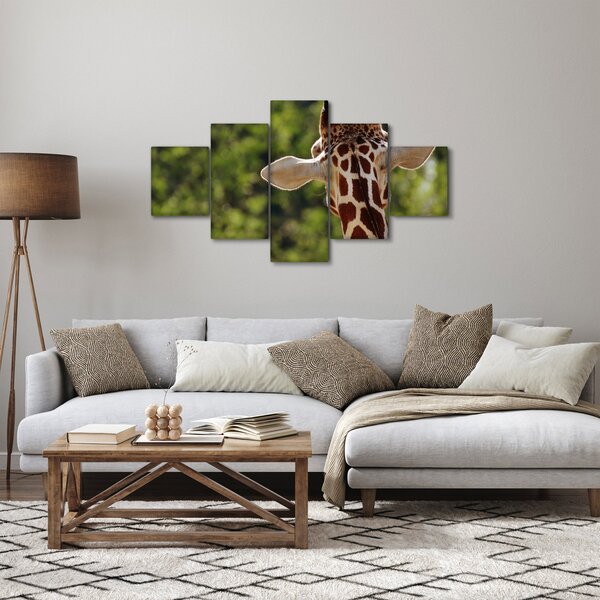 Obraz żyrafy od tyłu (125x70 cm)