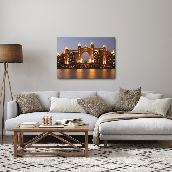 Obraz budowy w Dubaju (70x50 cm)