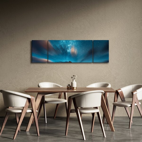 Obraz niebieskiej drogi mlecznej (170x50 cm)