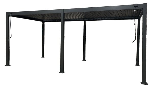 Pergola tarasowa wolnostojąca Lagos 3x6 Garden Point antracyt