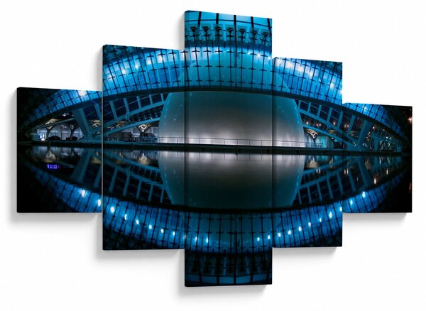 Obraz stadionu piłkarskiego (125x70 cm)