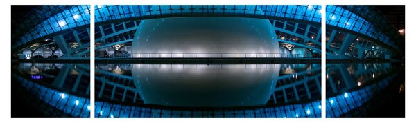 Obraz stadionu piłkarskiego (170x50 cm)