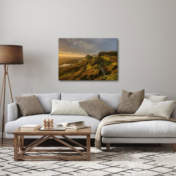 Obraz pasma górskiego (70x50 cm)