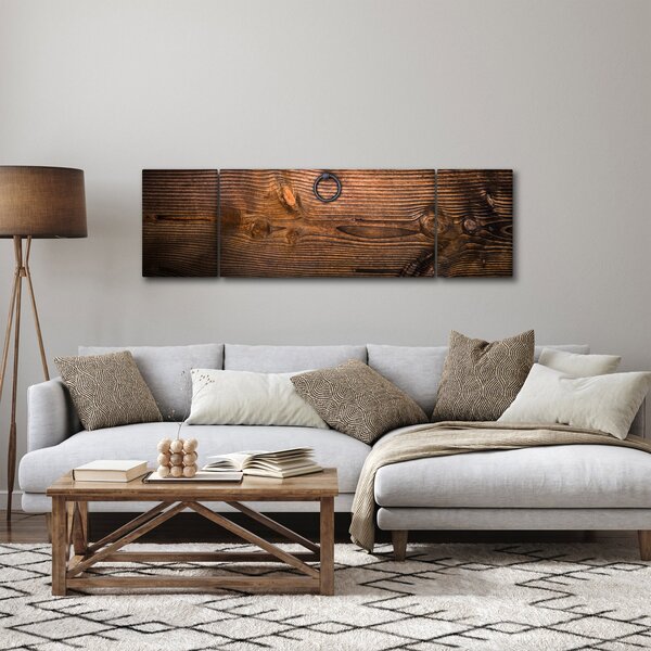 Obraz tekstury drewna (170x50 cm)