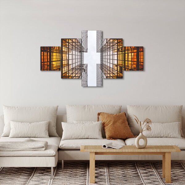 Obraz drapaczy chmur (125x70 cm)