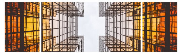 Obraz drapaczy chmur (170x50 cm)