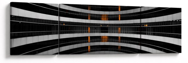 Abstrakcyjny obraz - budynek (170x50 cm)