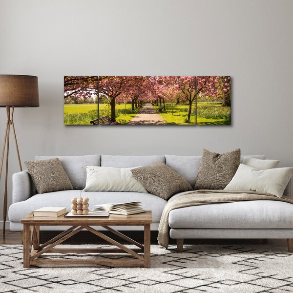 Obraz - sad czereśniowy (170x50 cm)