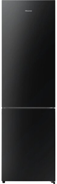 Lodówka HISENSE RB440N4GBE No frost 200.4cm Czarna (szkło) Licowane drzwi Szuflada z niższą temperaturą