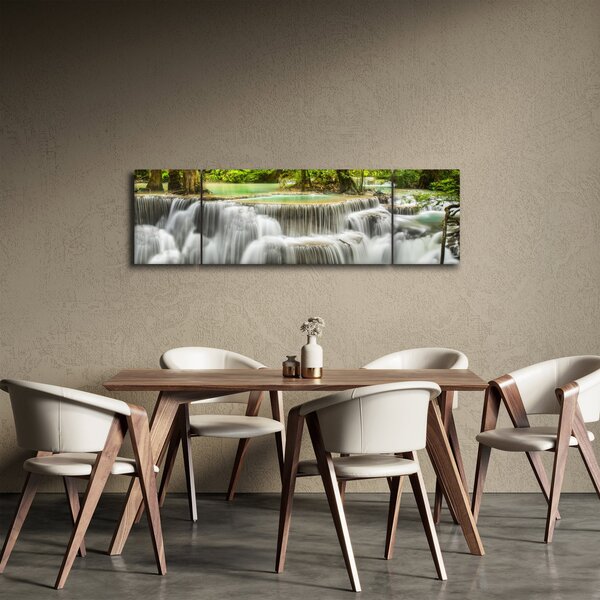 Obraz wodospadów (170x50 cm)