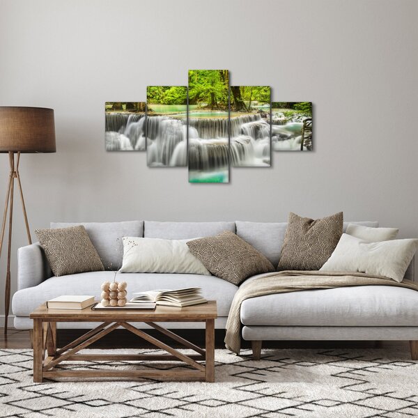 Obraz wodospadów (125x70 cm)