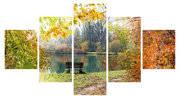 Obraz stawu (125x70 cm)