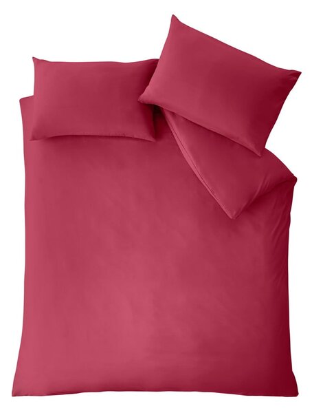 Ciemnoróżowa pościel jednoosobowa 135x200 cm So Soft Easy Iron – Catherine Lansfield