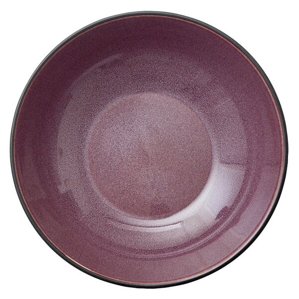 Czarna/fioletowa kamionkowa miska 1 l Gastro Black/Purple – Bitz