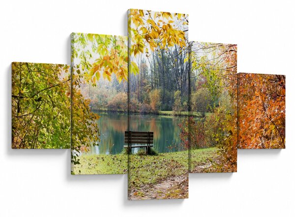 Obraz stawu (125x70 cm)