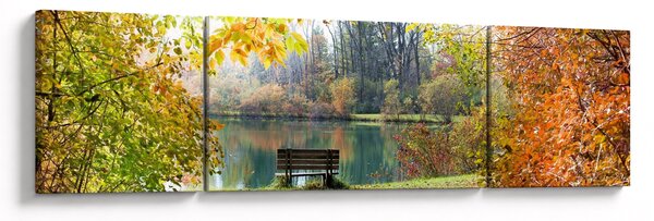Obraz stawu (170x50 cm)