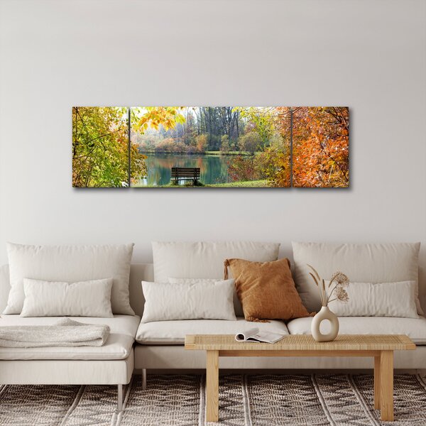 Obraz stawu (170x50 cm)