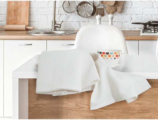 Bawełniane ścierki zestaw 3 szt. 40x60 cm Wafle – B.E.S