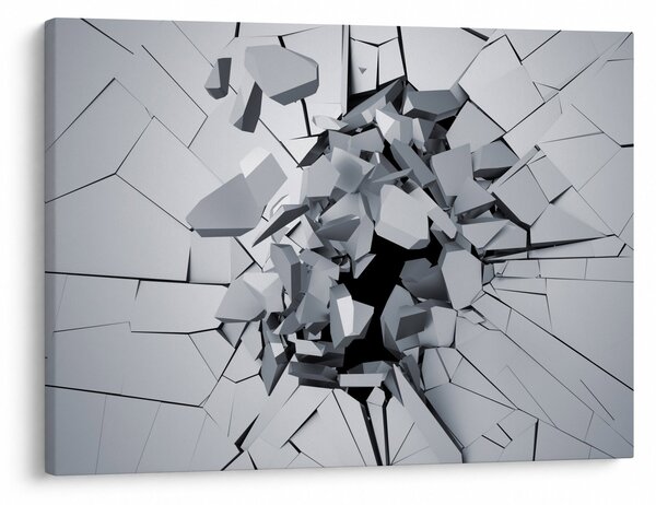 Obraz abstrakcja 3D (70x50 cm)