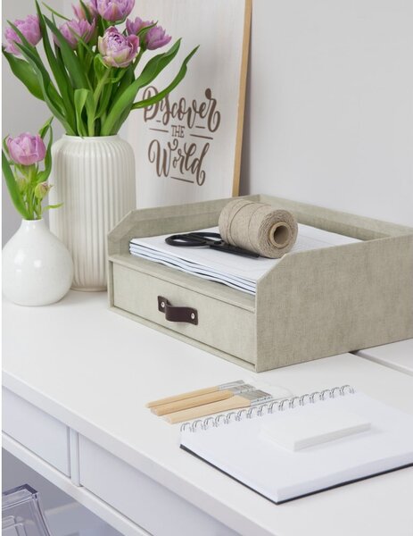 Kartonowy organizer na dokumenty z szufladką Walter – Bigso Box of Sweden
