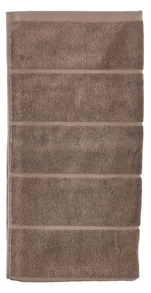 Jasnobrązowy bawełniany ręcznik kąpielowy frotte 70x140 cm Sauna – Zone