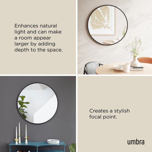 Lustro ścienne ø 94 cm Hub – Umbra