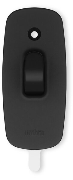 Stalowy regulowany karnisz w kolorze matowej czerni 40 - 71 cm Adhera – Umbra